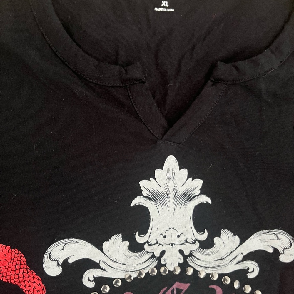 💥HP 💥 100% Cotton Woman’s XL t- shirt by INC - make offer - Picture 5 of 9